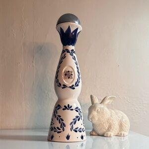 Clase Azul Reposado Tequila Blue and White Ceramic EMPTY BOTTLE